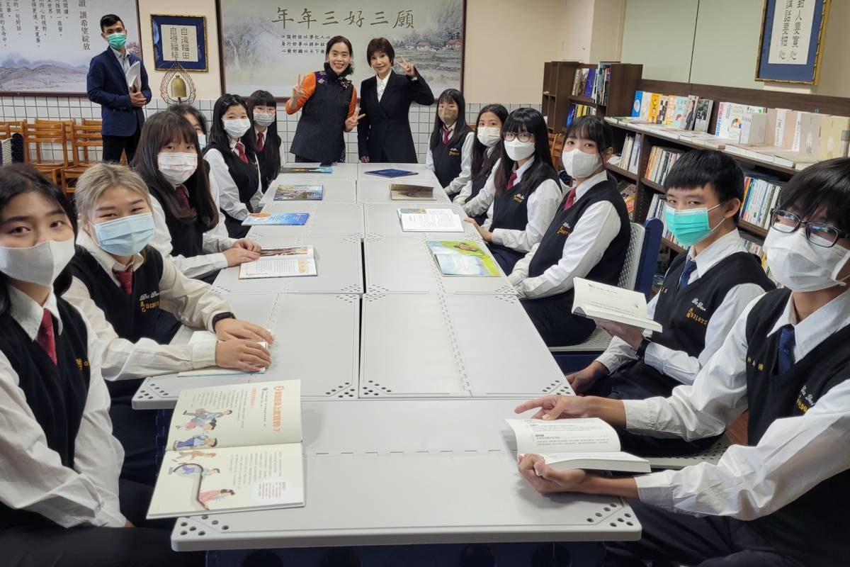 達德商工「靜思閱讀書軒」正式啟用希望以良好的環境推動品德教育(圖片來源：達德商工)