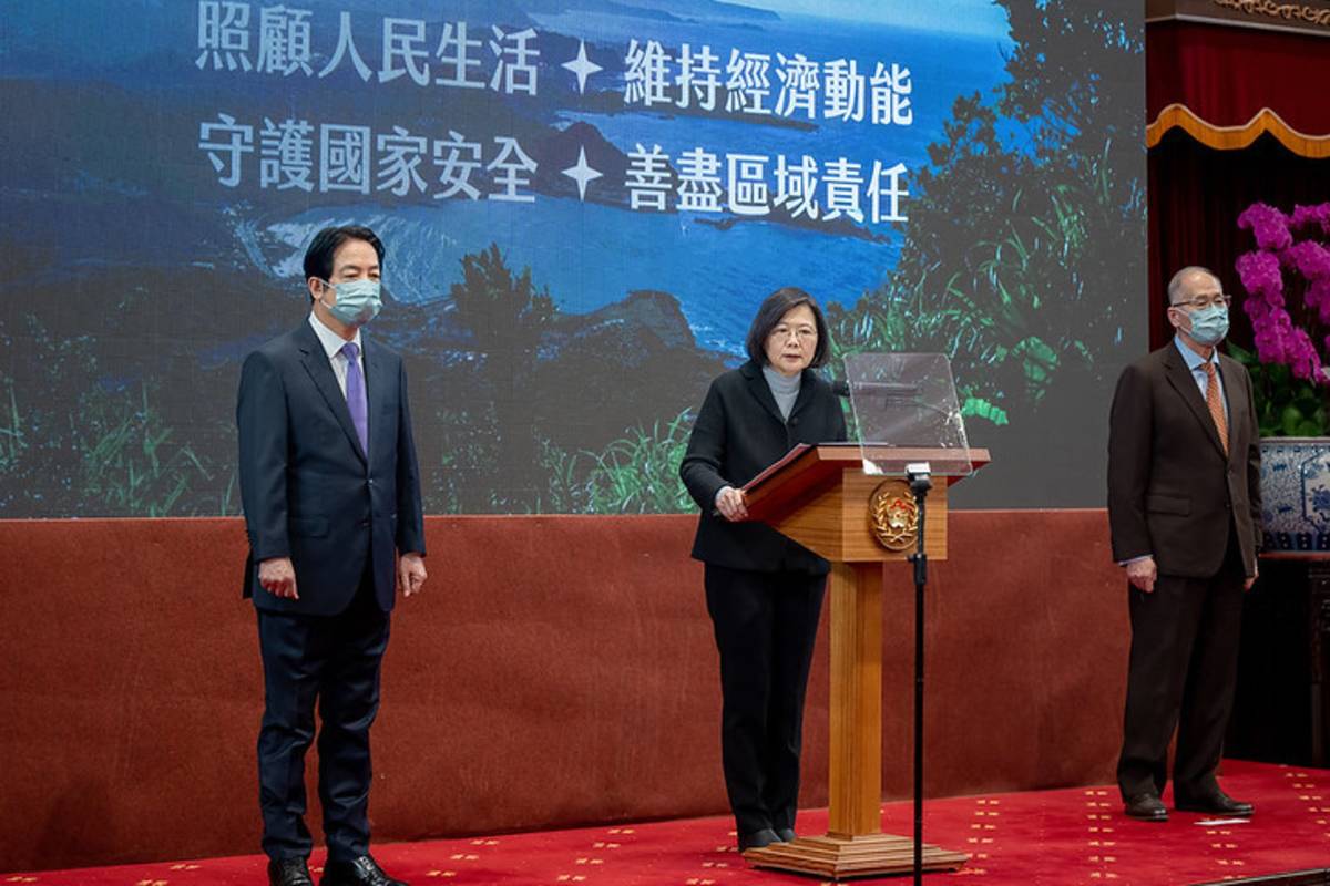 蔡總統發表2023新年談話，提出執政4項重要任務