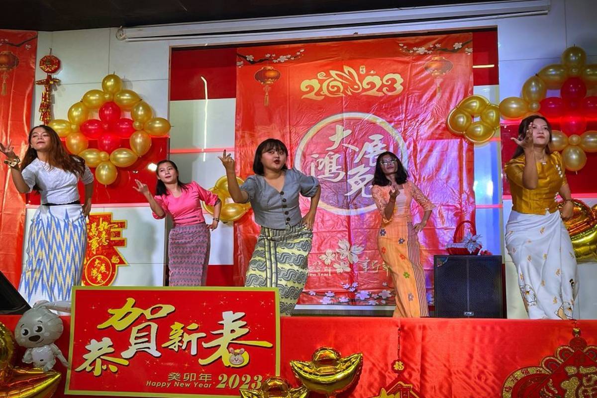 暨南大學僑外生辦桌迎新年 國際專修部學生帶來緬甸新年傳統舞蹈