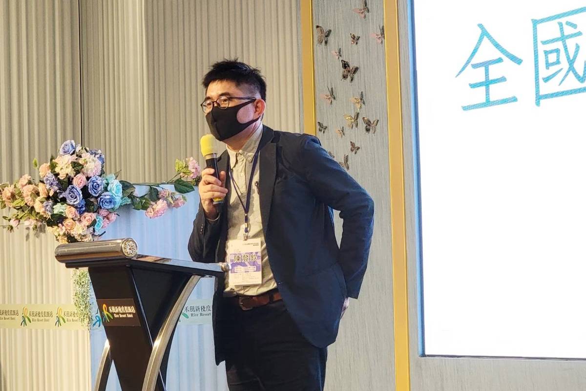 文化部主任秘書陳登欽致詞。