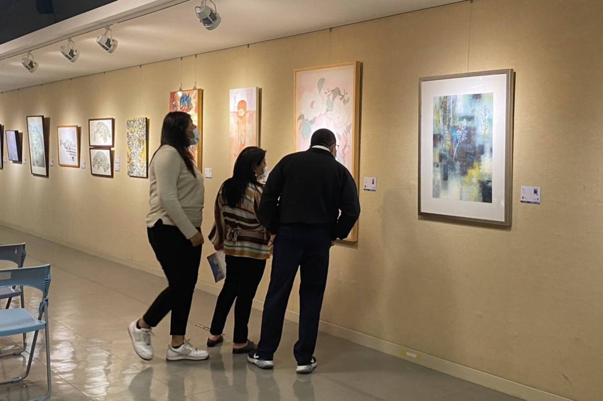 「2023湧動墨潮—類水墨的國際旅程」交流大展，即日起到1/29於桃園市文化局第一展覽室登場