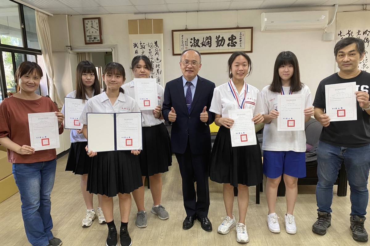 臺灣國際科學博覽會雄女表現優異 三件作品獲獎