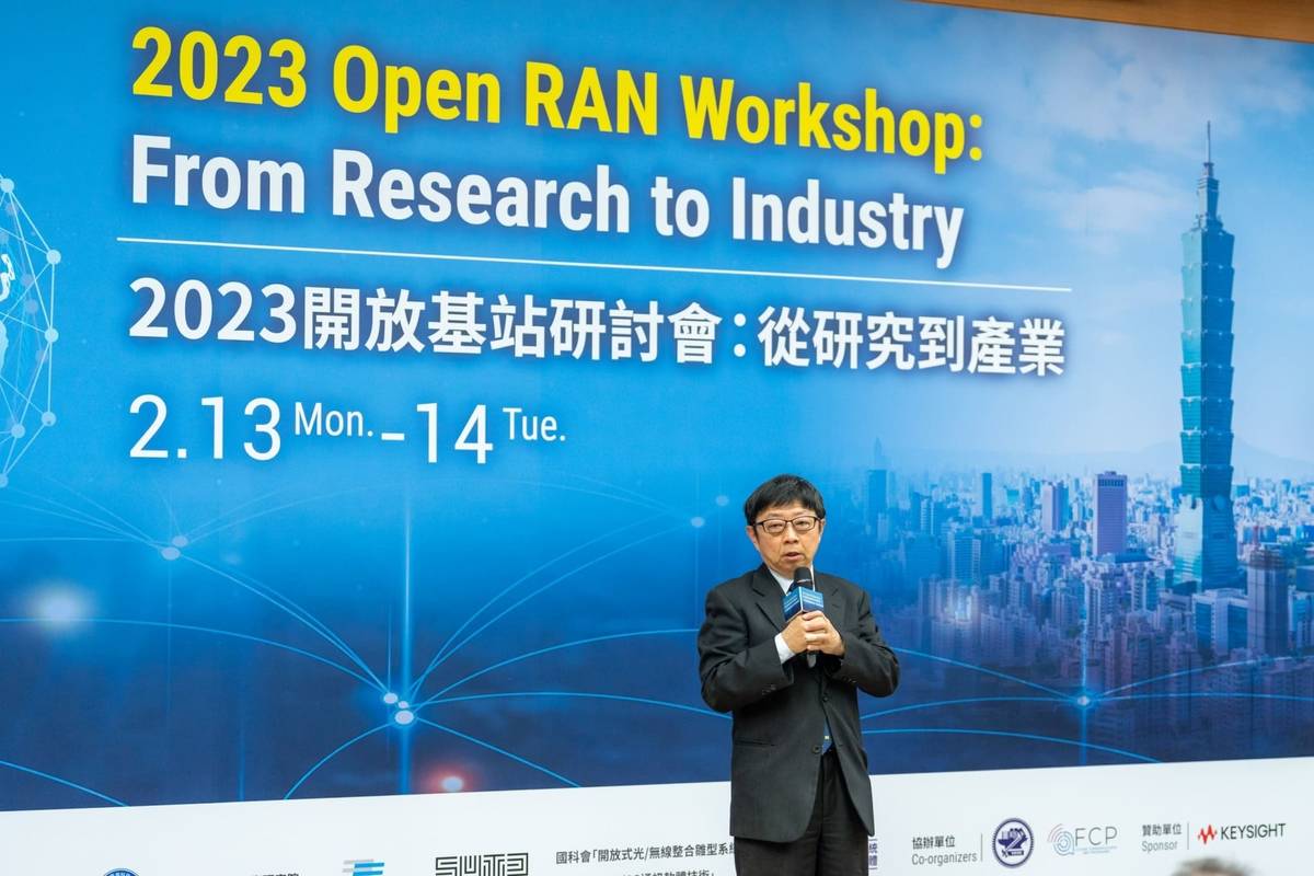 臺科大校長顏家鈺於開幕致詞 (臺科大提供)