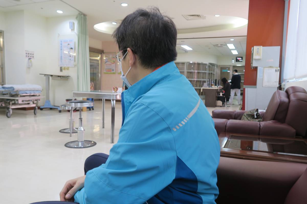 52歲劉姓男子在無外力撞擊之下突然失憶3小時(圖片來源：彰化醫院)