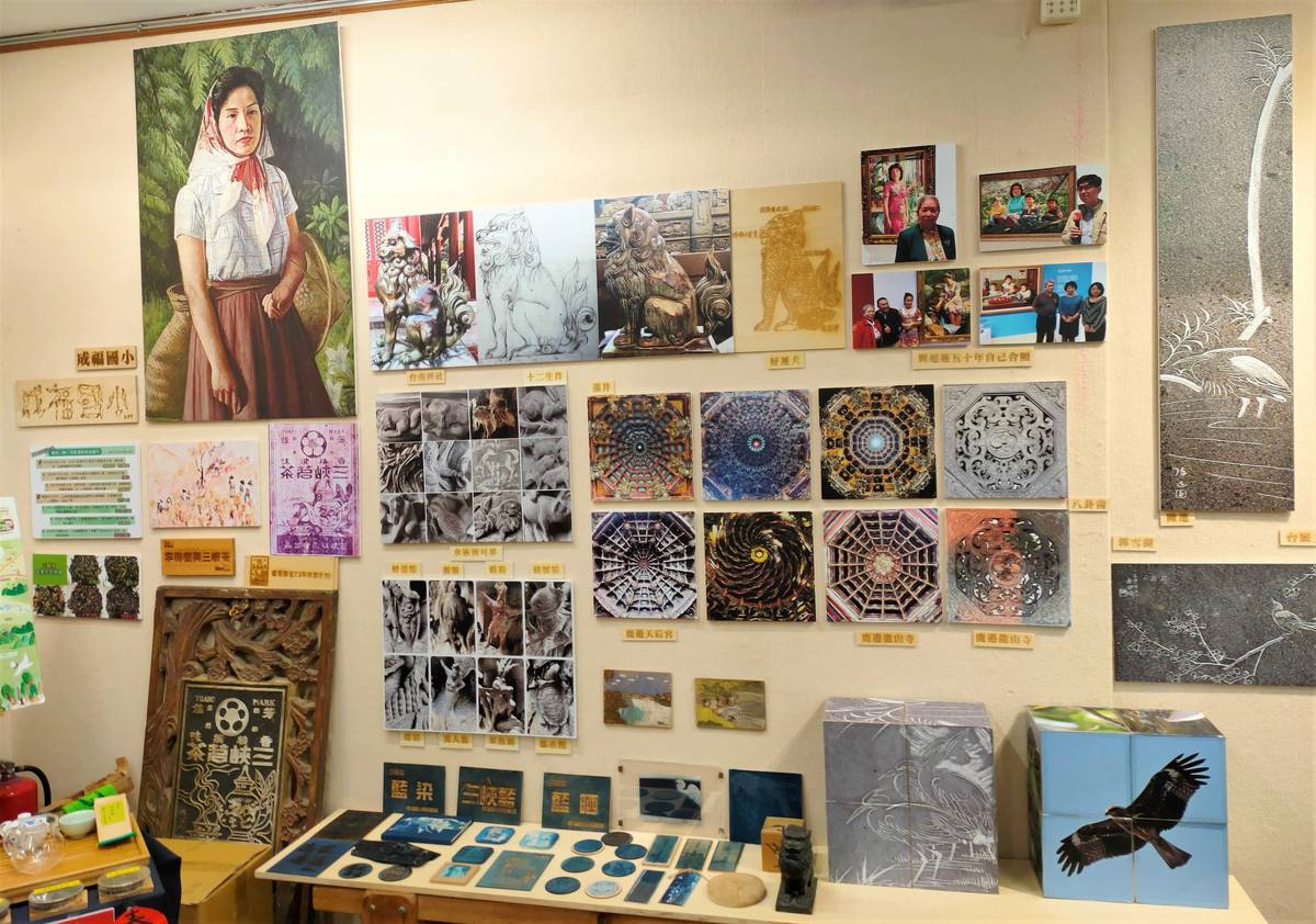 場館學生作品展示  (新北市教育局提供)