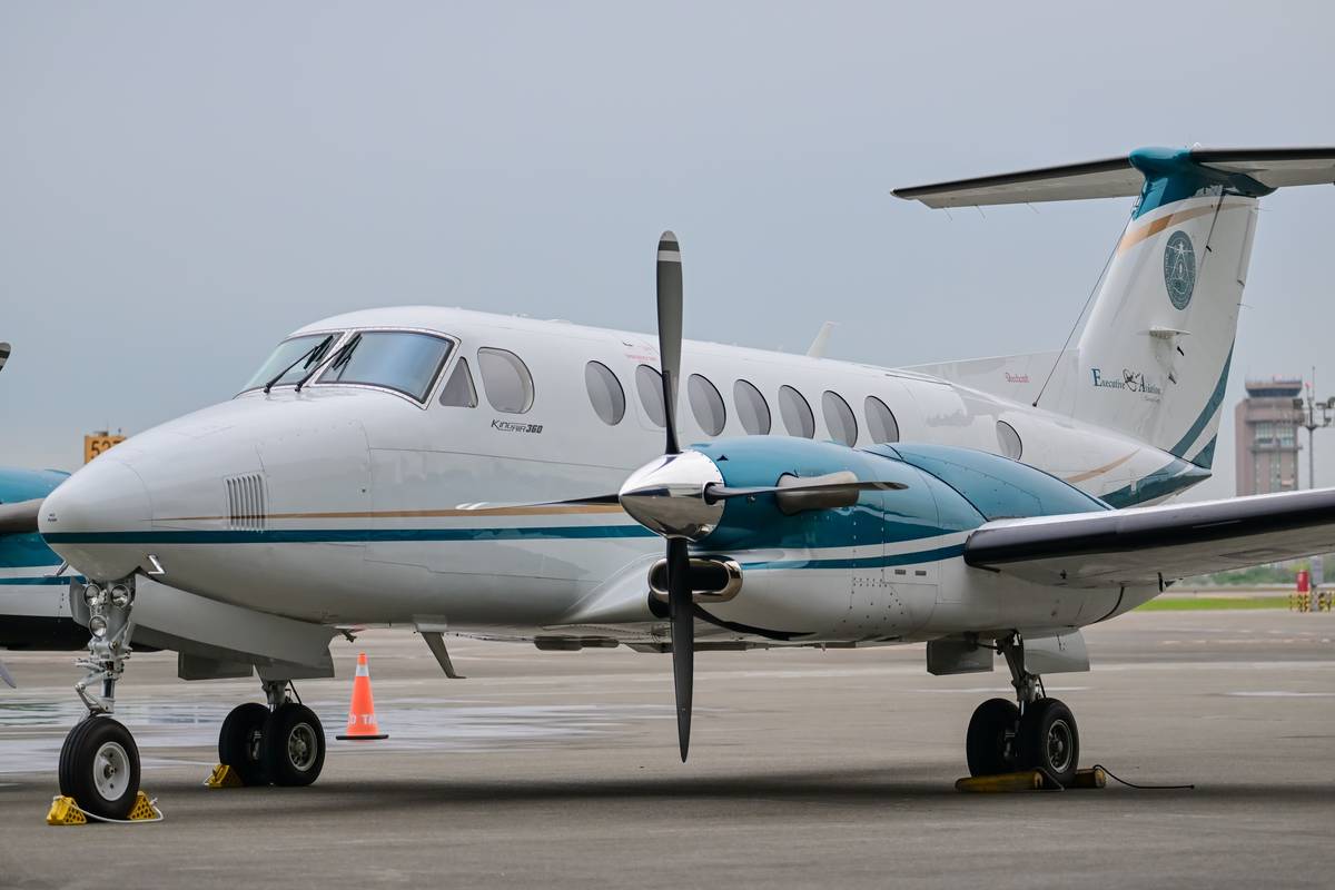 農林航空測量所引進2台新型國家航遙測飛機King Air 360ER。