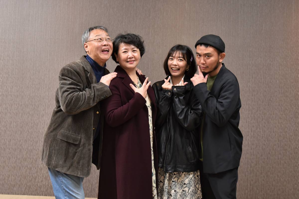 《人間條件八》四大卡司，左起陳希聖、王琄、林雨宣、楊大正