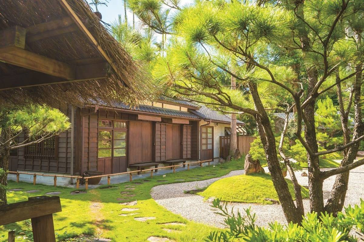 南門町三二三日式枯山水庭園深具禪風之美