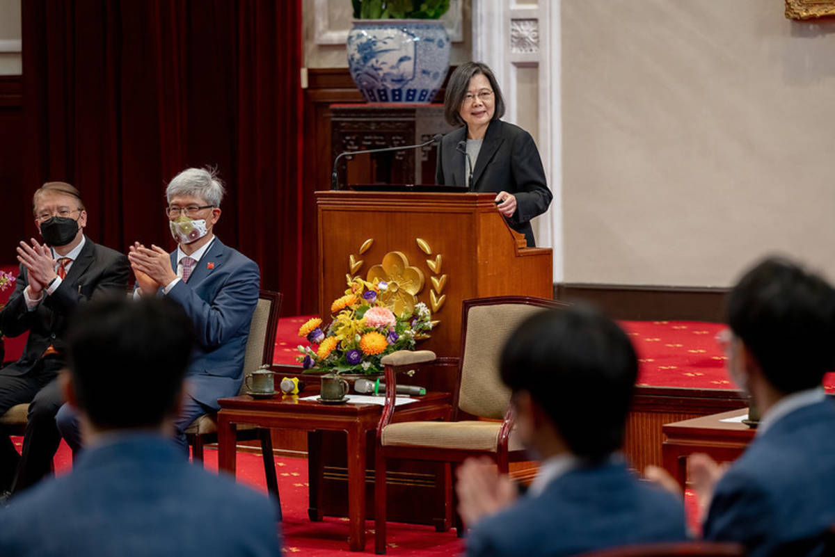 蔡英文總統致詞 (總統府提供)