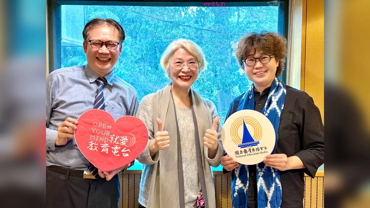 文化體驗教育計畫共同主持人——北藝大余昕晏教授、民安國小王健旺校長