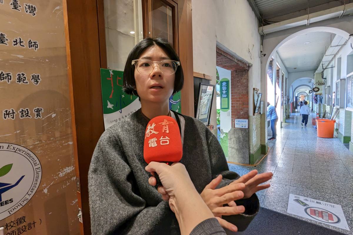 美術老師齊小育期望透過美感教育的推動，讓學生發現生活中的美
