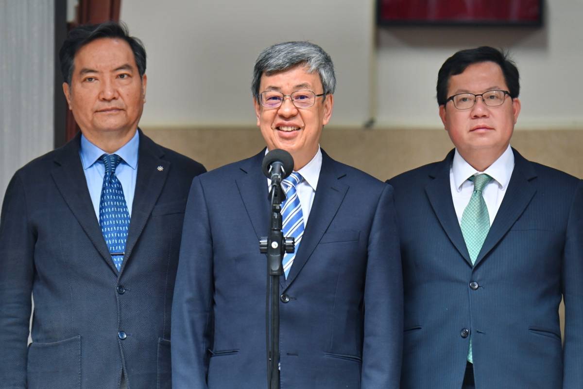 行政院院長陳建仁接受媒體聯訪