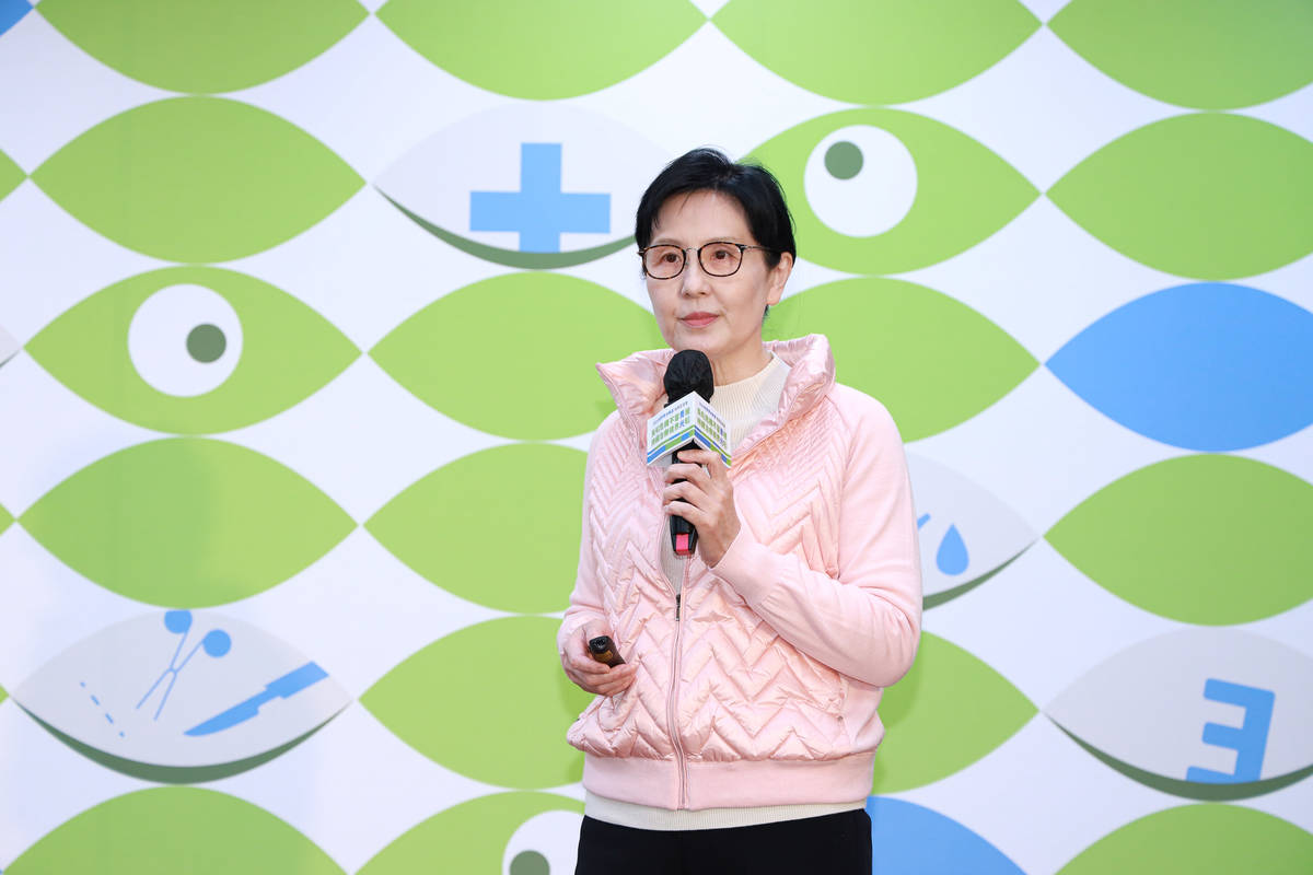 台北榮民總醫院眼科部主任級主治醫師暨韻珊眼科教育研究基金會董事長劉瑞玲醫師提醒患者應注意理性面對、定期檢查、穩定治療，才能避免視神經惡化 (主辦單位提供)