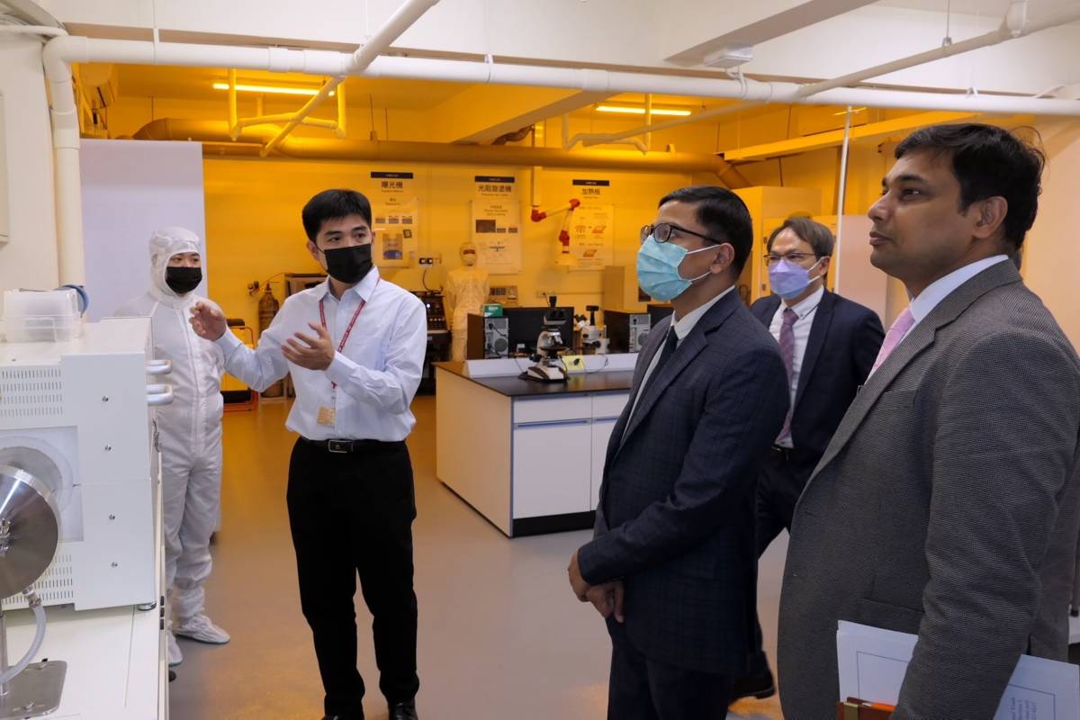 印度-臺北協會參訪龍華科大_促進半導體實作人才培育交流