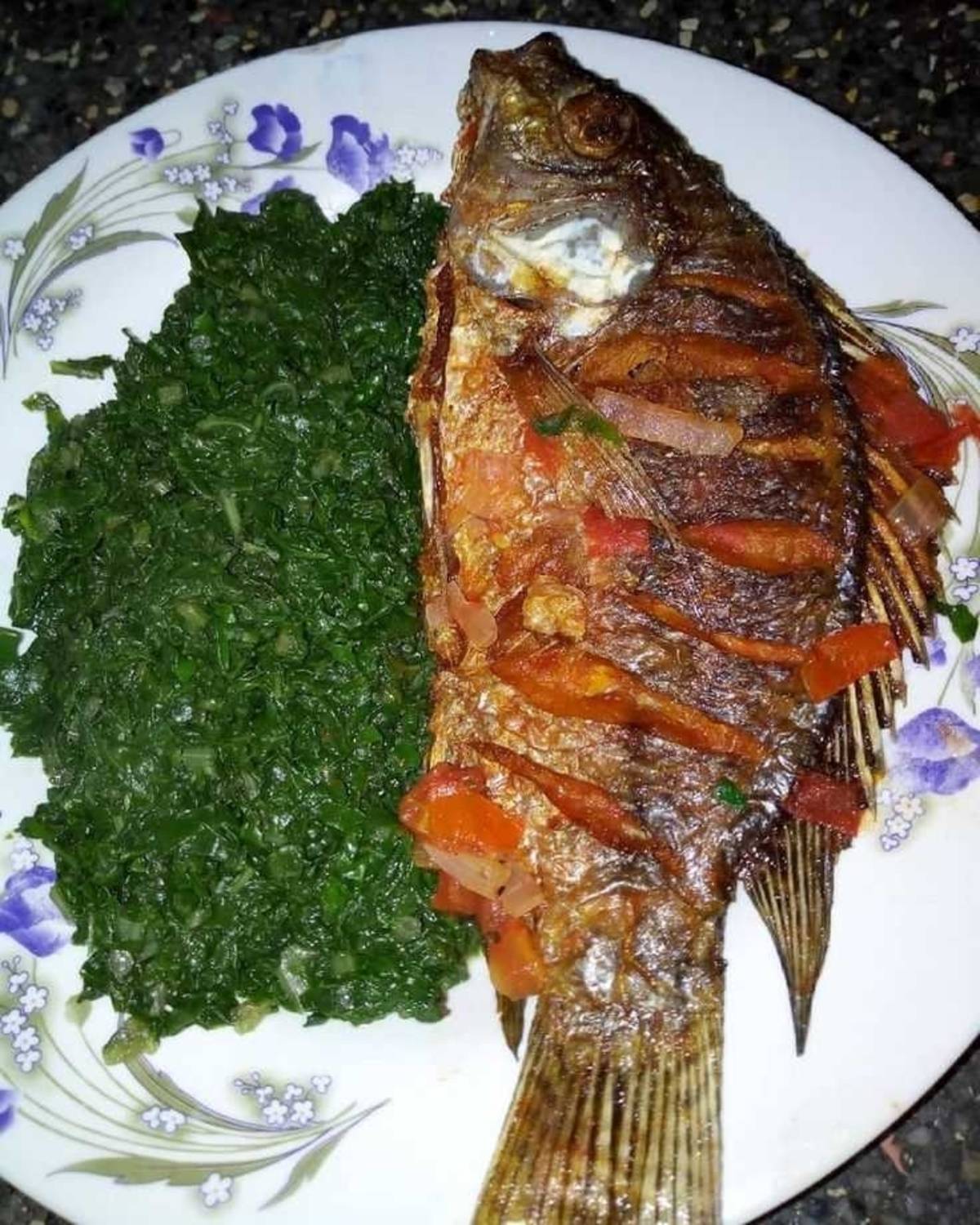 吳郭魚蔬菜料理