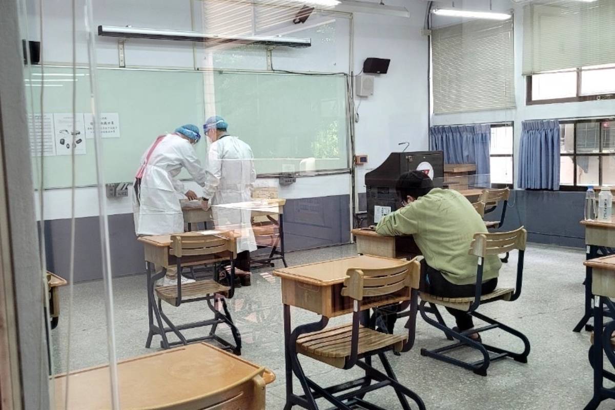 防疫試場配合隔離政策調整提供考生安心應考環境