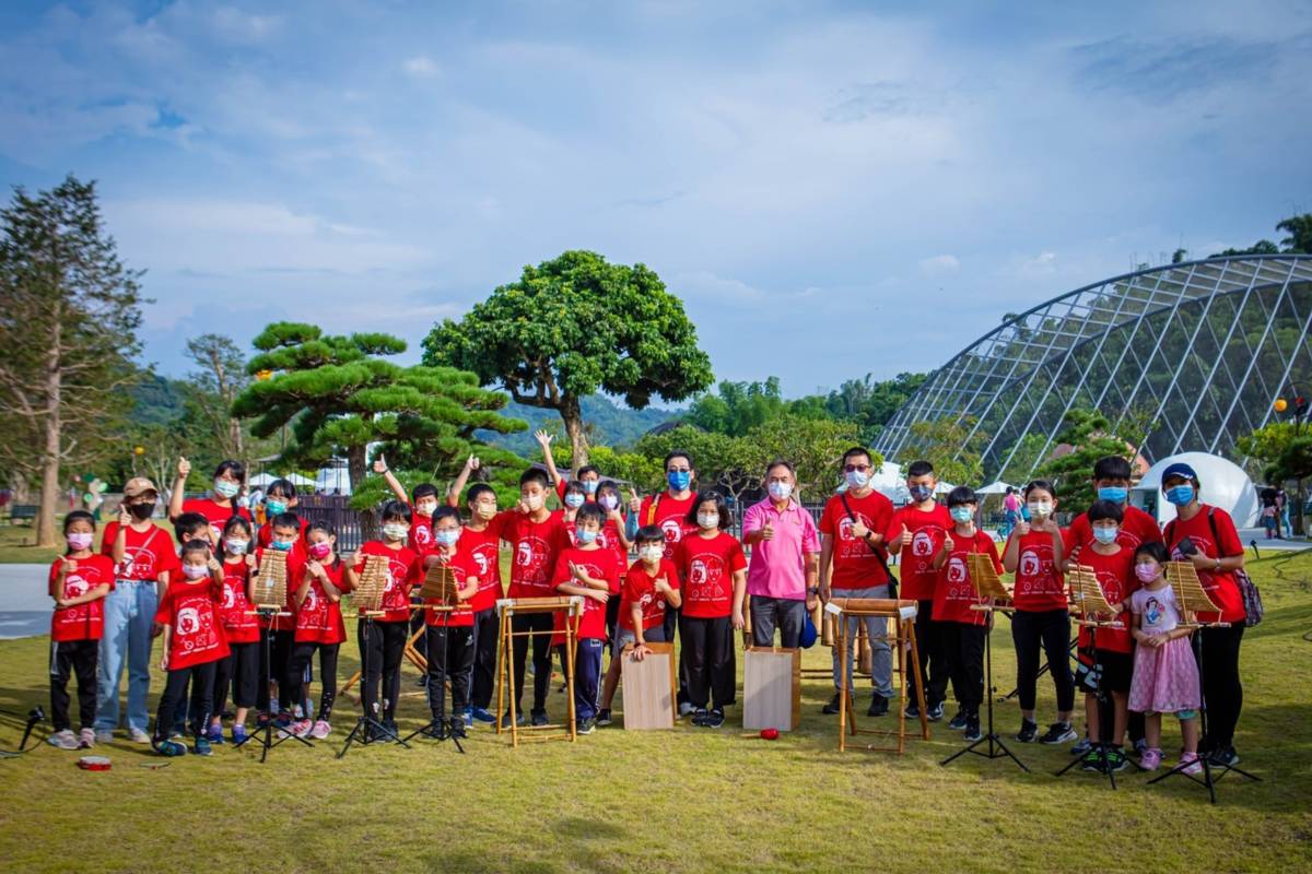 竹樂團至九九峰動物樂園演出（圖源：秀林國小）