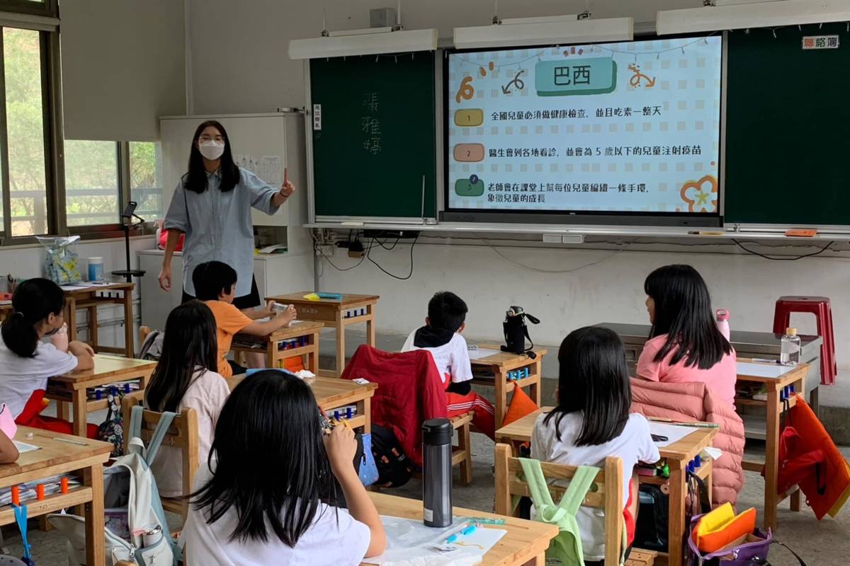 兒童節主題課程由師資生帶領學生認識各國的兒童節