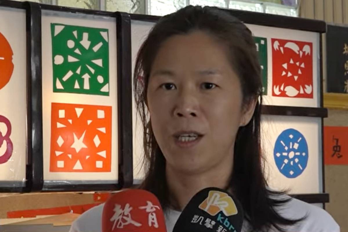 南門國小籃球隊球員家長林毓美很開心能陪伴孩子一起成長，並以他們為榮
