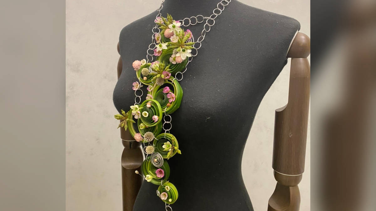 林奕篁花藝作品（照片由林奕篁提供）