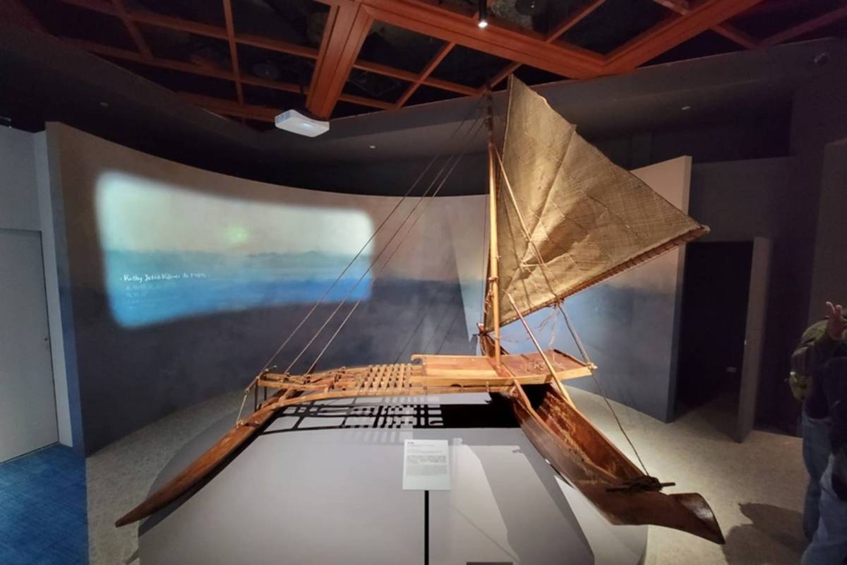 史前館常設展廳更新後，擴大了世界南島的展示範疇，展出太平洋多國船隻。
