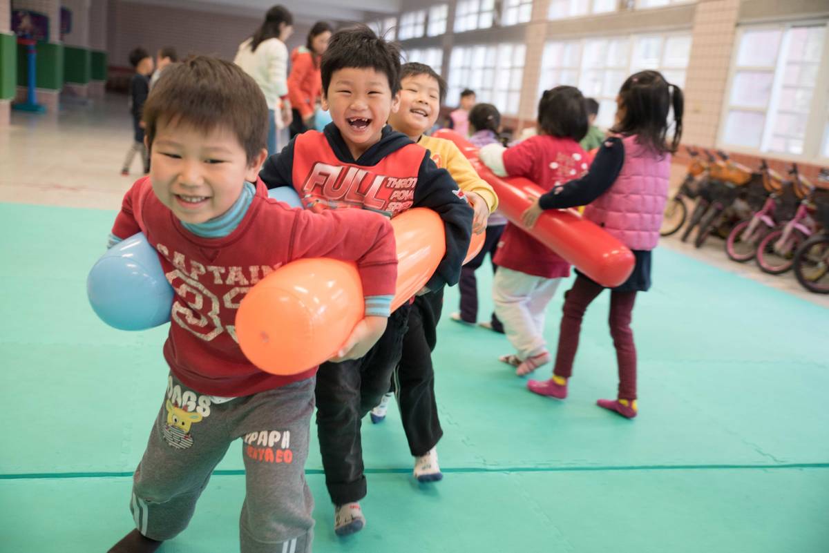 幼生開心的上課(資料照)