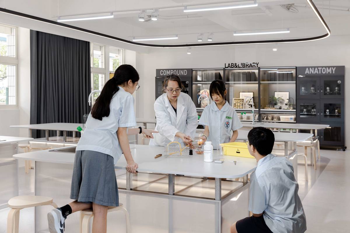 中平國中將老舊實驗室改造為「未來實驗室」