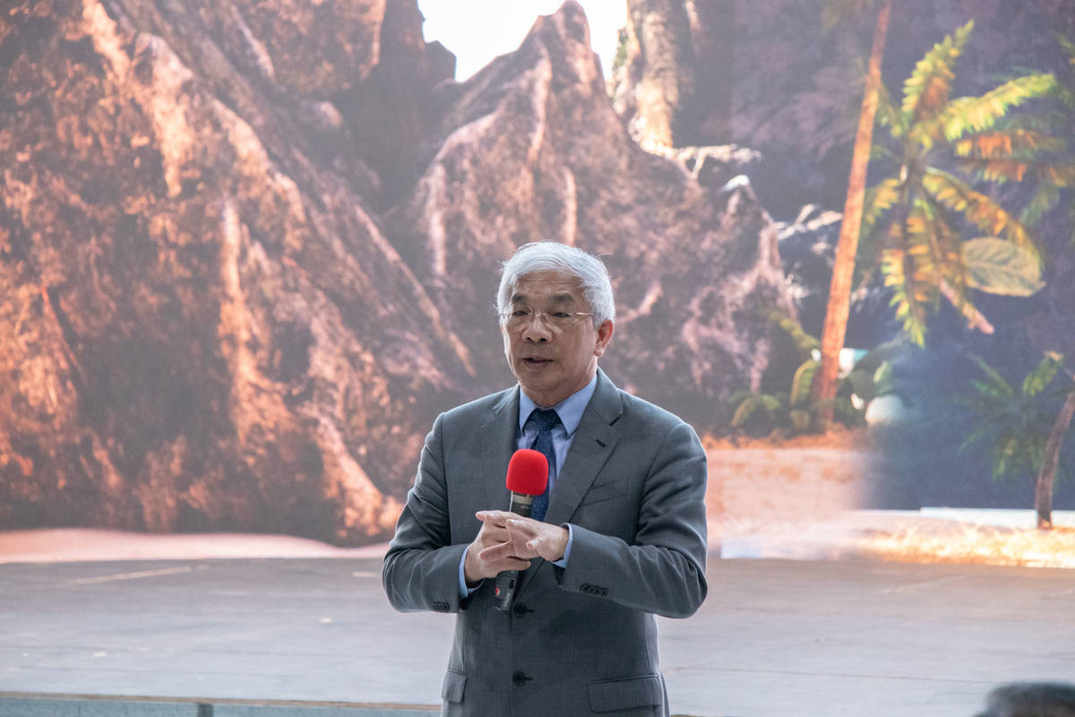 世新大學校長陳清河表示虛擬攝製模式的應用與人才將是未來影視趨勢 (世新提供)