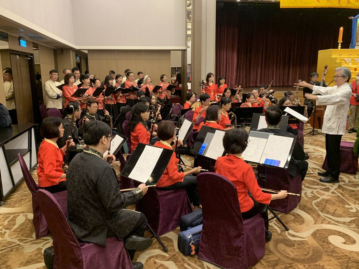 「成吉思汗祭典」邀請臺北市立國樂團及合唱團擔任奏樂及紀念歌演唱