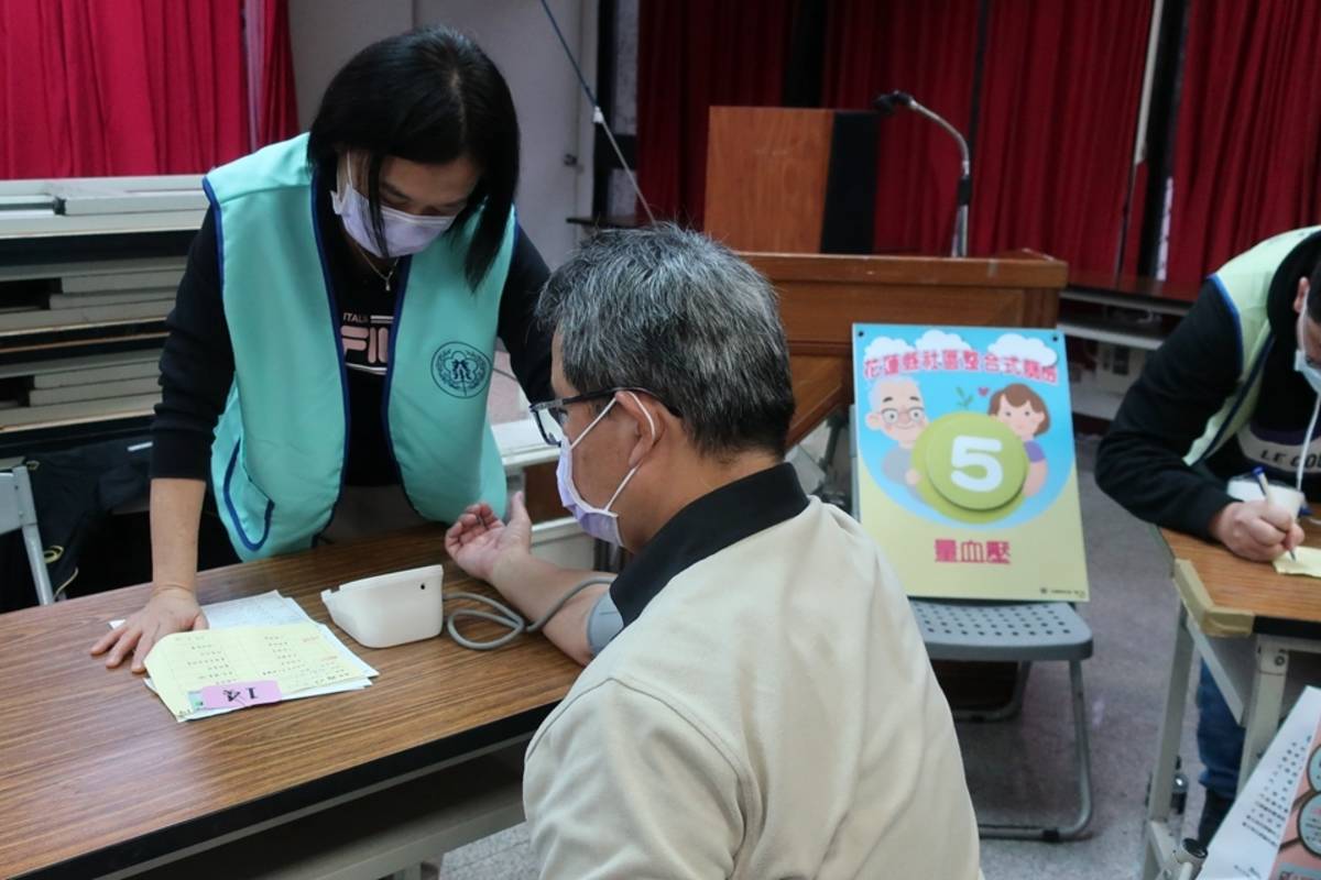 花蓮衛生局呼籲民眾定期量測血壓