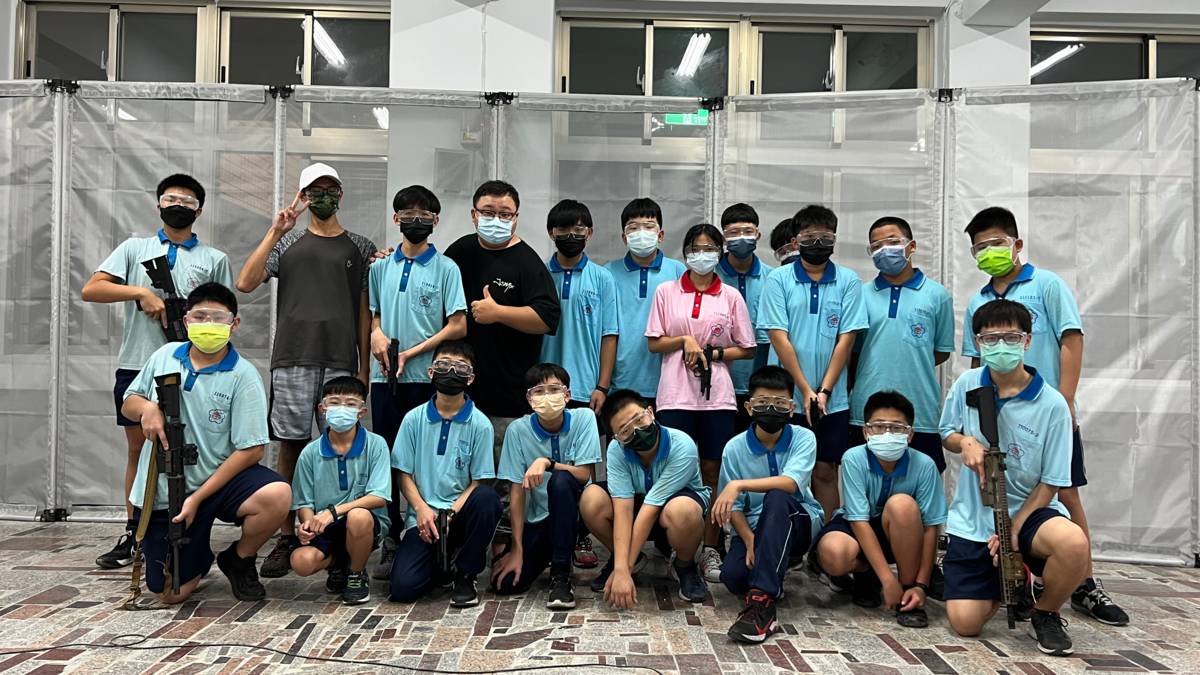 社團至中小學推廣全民國防教育（圖源：王伸元）