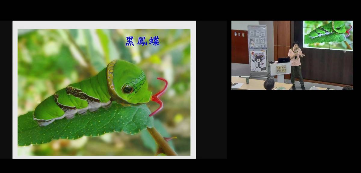 講師王月嬌老師講解自己拍攝的相片 (國臺圖提供)