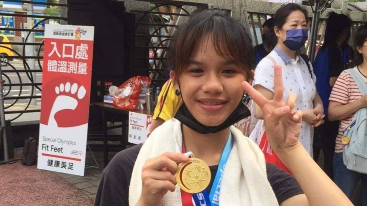 欣怡同學熱愛運動