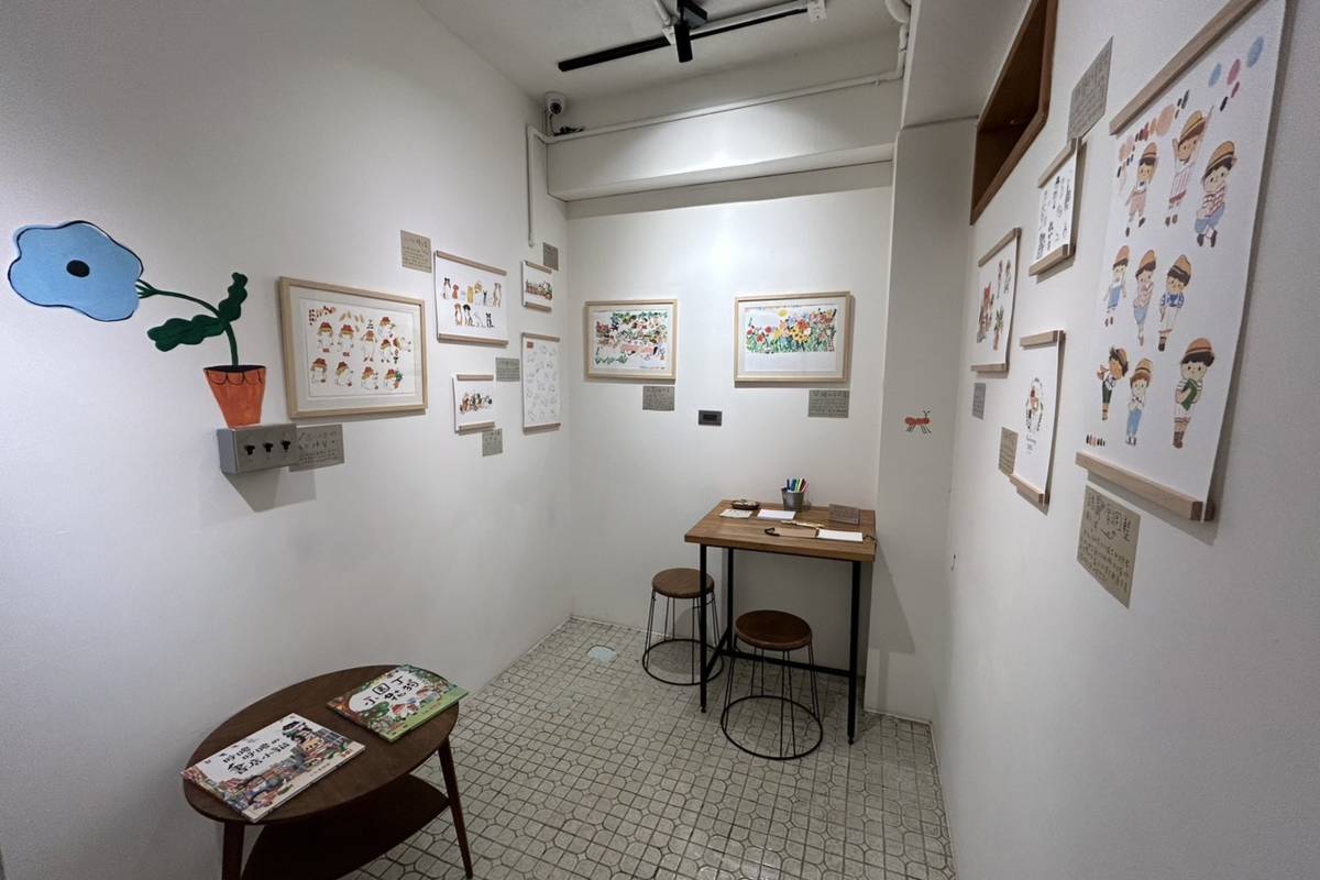 繪本作家吳欣芷《園丁小花狗》創作畫展 (圖片提供:小典藏)