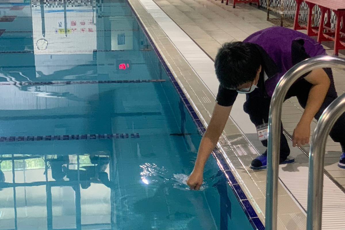 臺北市衛生局定期抽驗泳池水質，旺季加強抽驗頻率