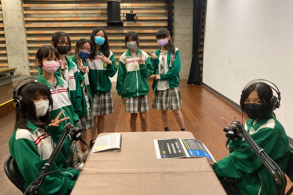 明治國中學生分組錄製節