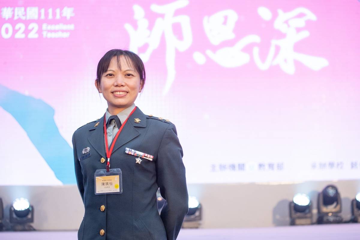 擁有豐富部隊歷練的屏東女中主任教官陳瑛怡.jpg