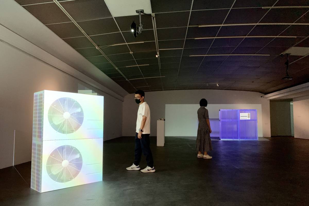 高美館阮柏遠個展《貼圖，紋理，材質》