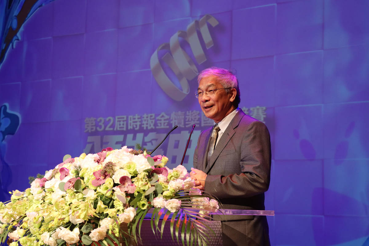 世新大學校長陳清河樂見今年有不同專業領域學生參與時報金犢獎國際競賽（大會提供）