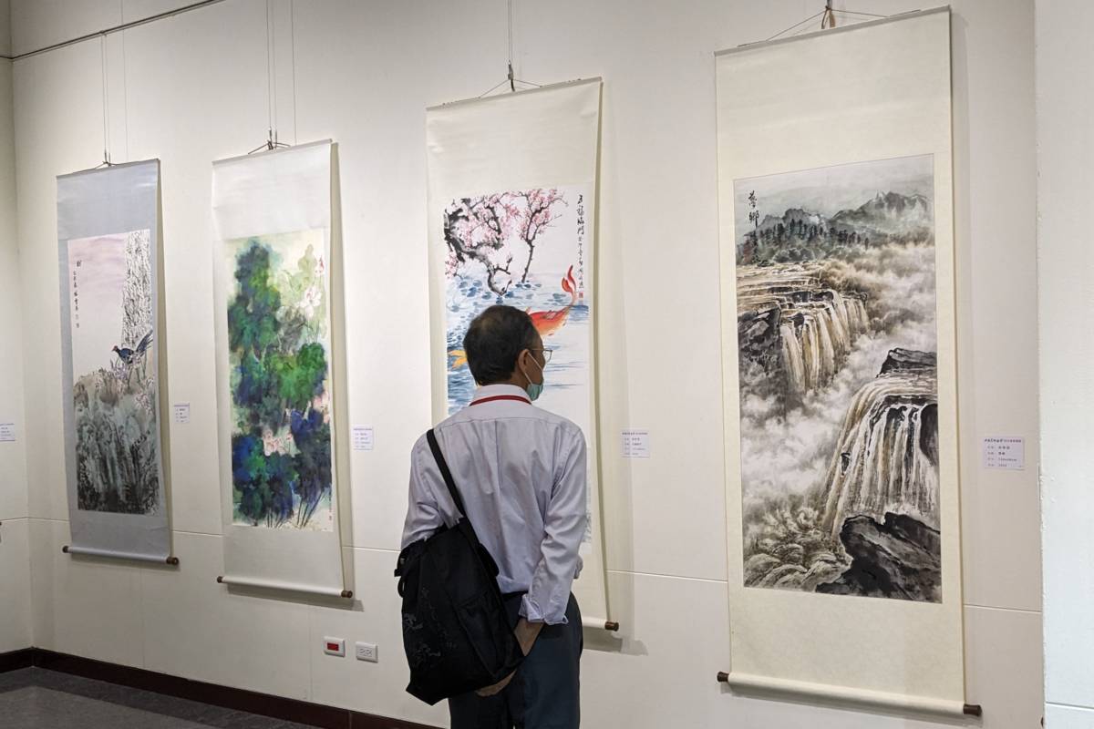 中國美術協會「2023會員聯展」中西畫作品題材多元