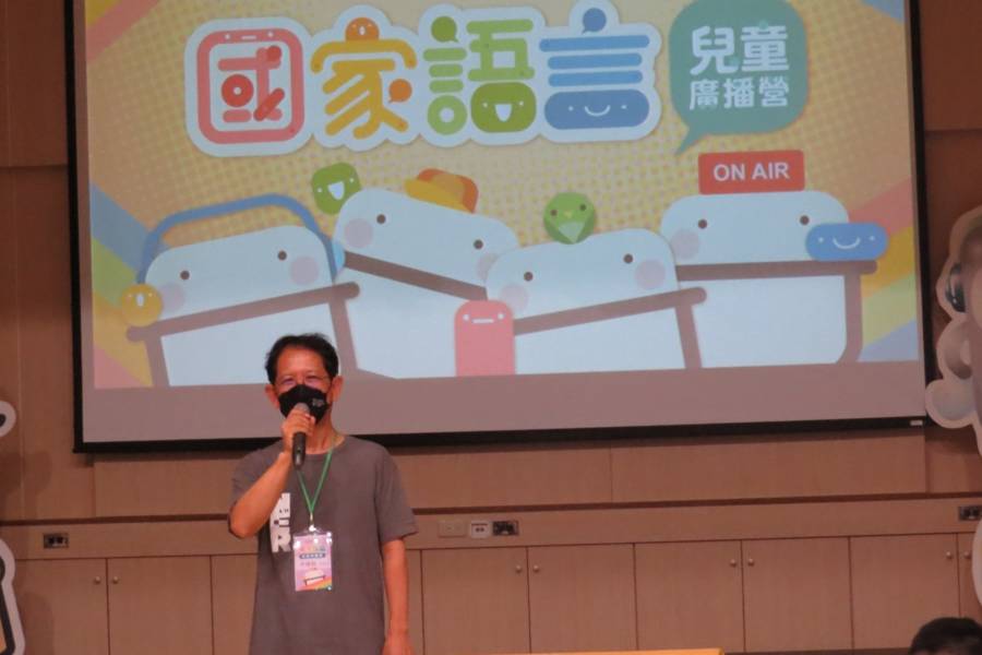 彰化分臺許健挺分臺長致歡迎詞。