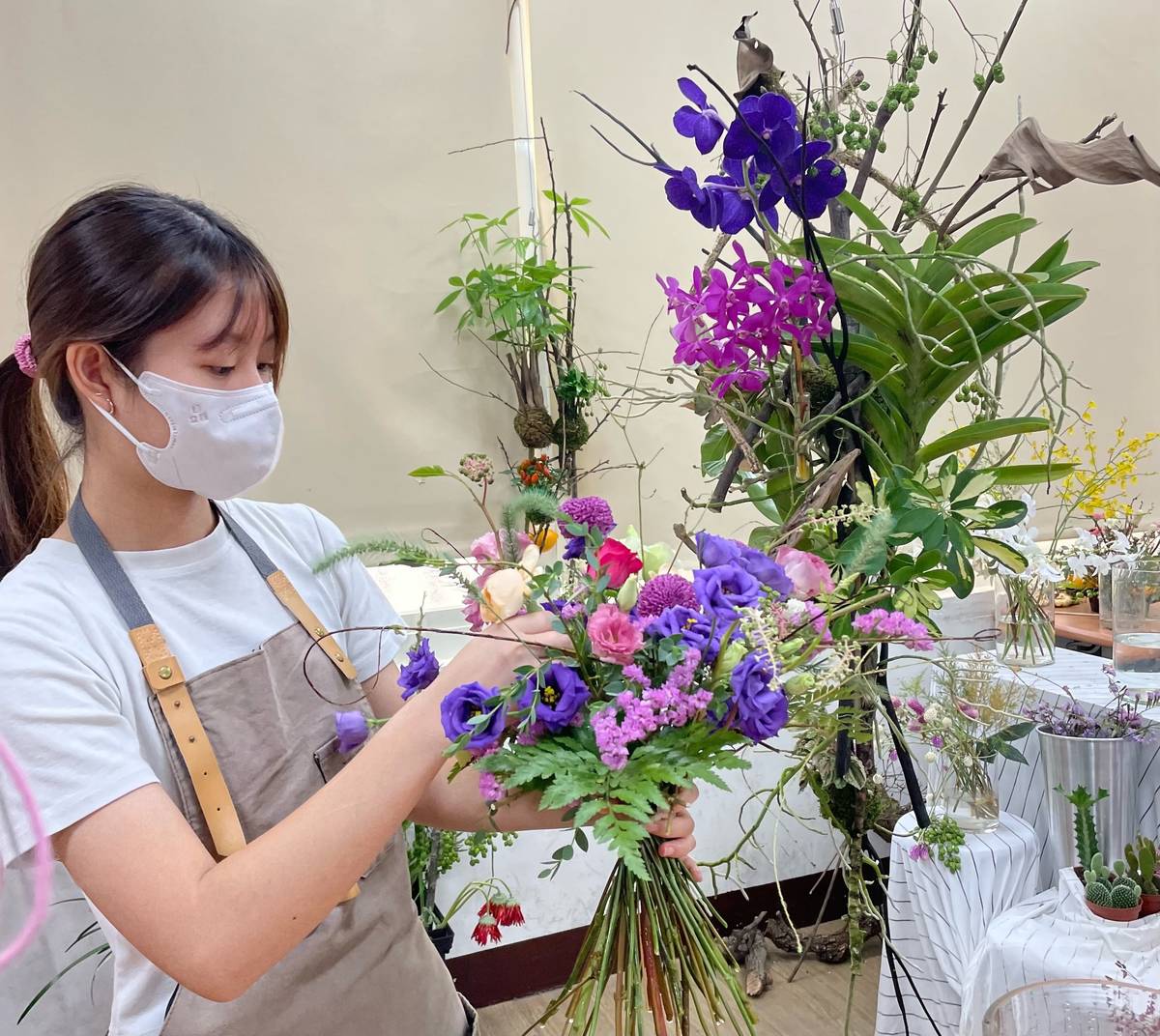 正德國中陳可繹獲青年組花藝銀牌 為全國最年輕青年組得獎者