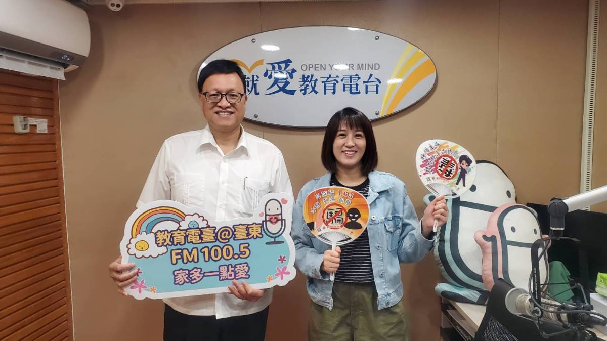 陳清源副分局長(左)分享高發詐欺手法