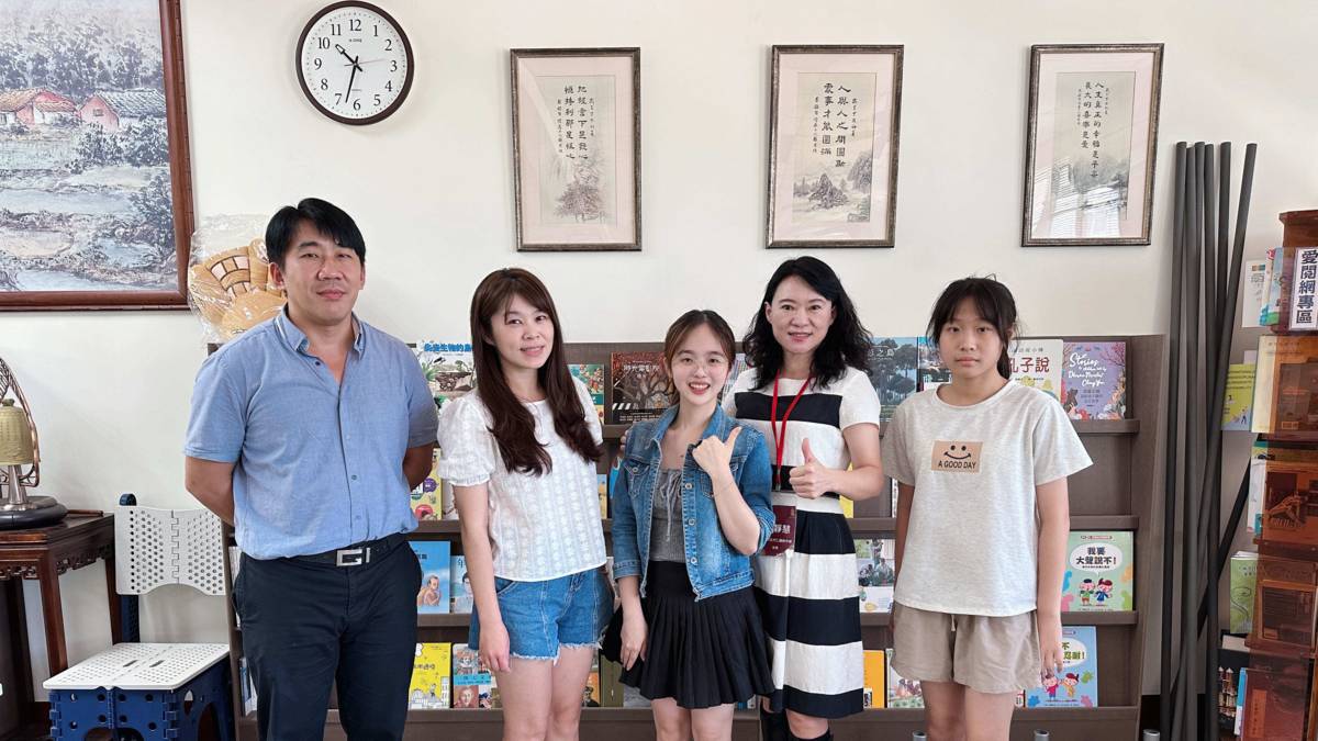 110學年度學童健康體位B組優等學校-高雄市苓雅區大仁國中-採訪合照