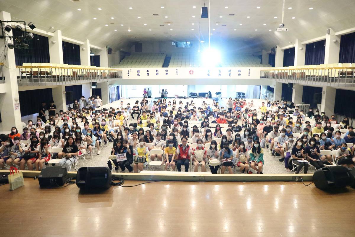為期2天的臺北育達高中夢想技職暑假輔導育樂營吸引超過70所國中、5百多位國中生參加


