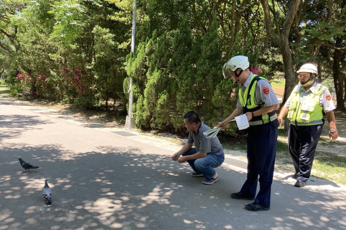 民眾到公園賞鳥請不要有餵食行為