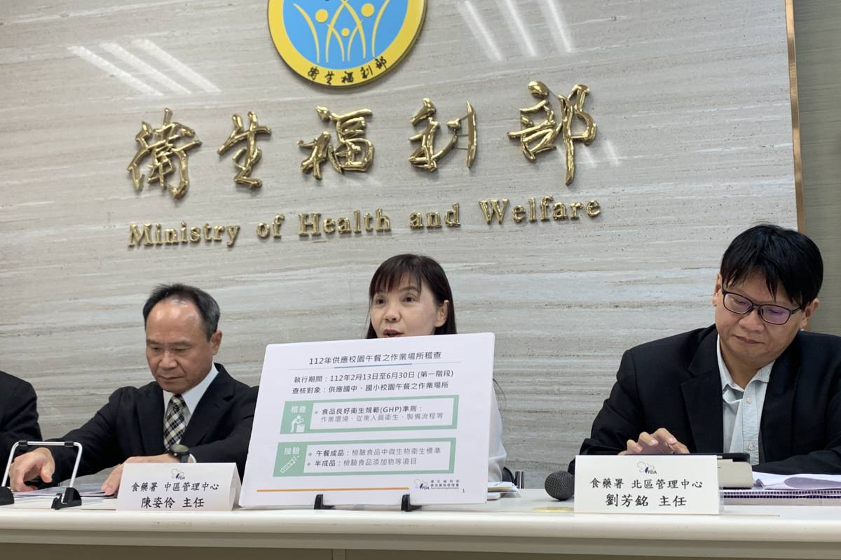 112年供應校園午餐作業場所稽查 共兩件不合格