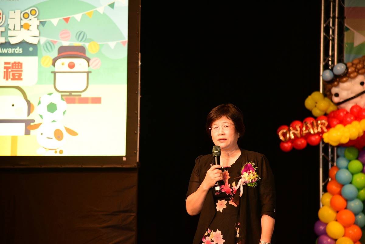 教育電臺總臺長黃月麗表示，金聲獎有校園廣播金鐘獎的美聲，深獲校園師生的重視

