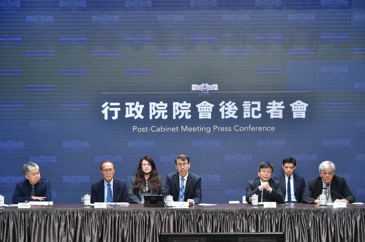 行政院院會會後記者會(行政院提供)