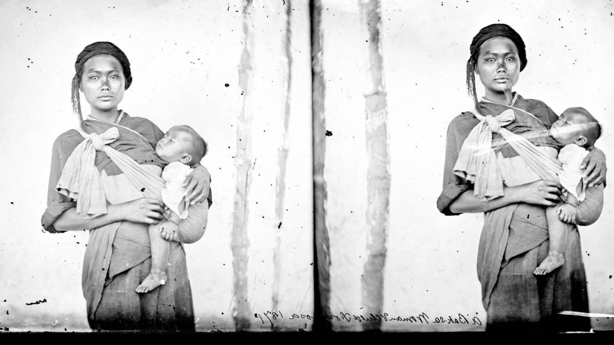 福爾摩沙（臺灣）影像：A_Baksa_woman_and_child_John_Thomson攝_Wellcome_Library典藏